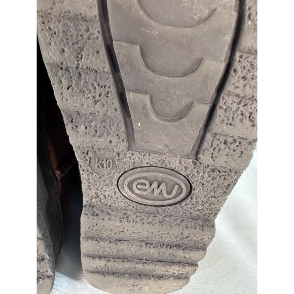 Emu Bush Ranger Lo Toddler K10 Shearling Brown Boots Zig Zag Design - Picture 6 of 10